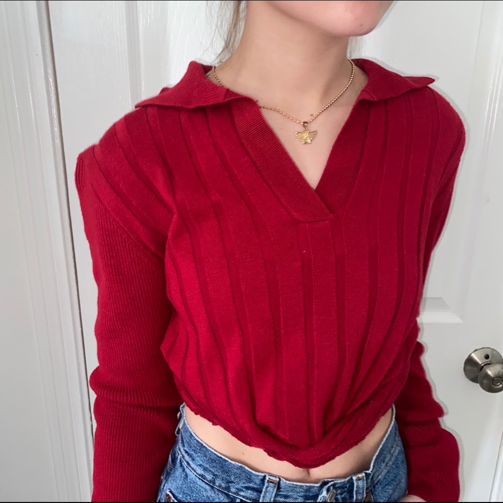 Vintage Red Sweater ✨